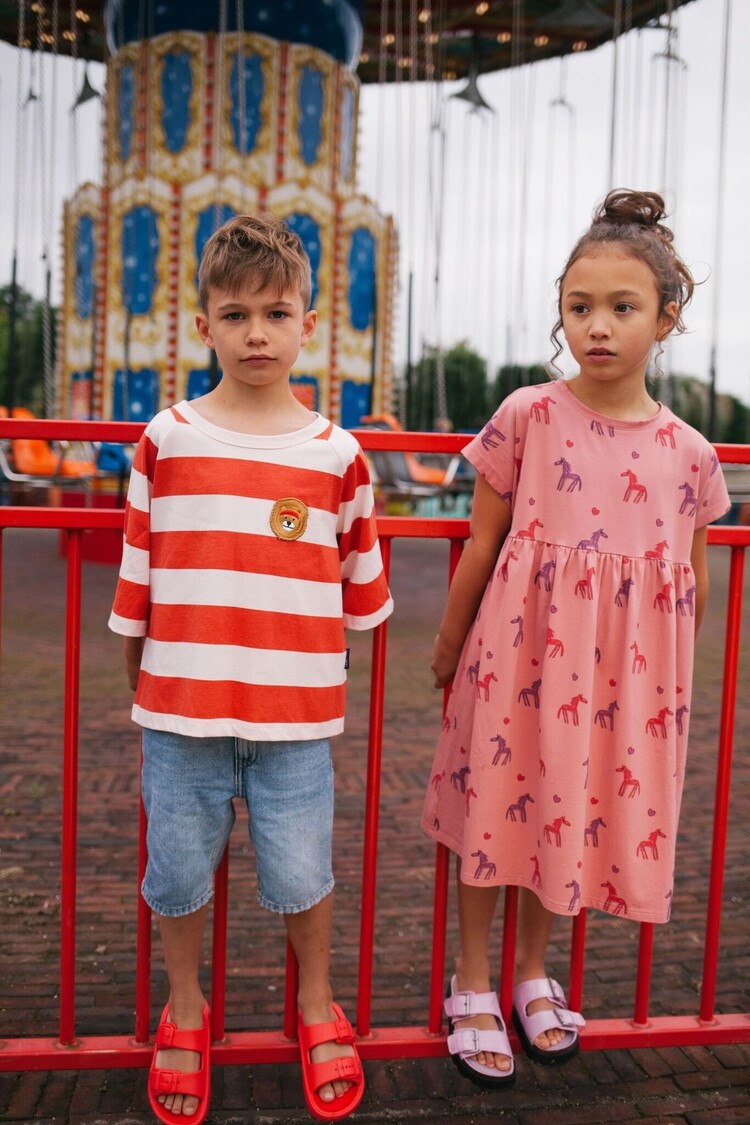 Daily Brat Daily Brat | Jurk stardust horse old rose