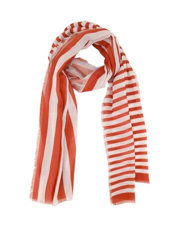 Zusss Zusss | Sjaal streep rood/wit