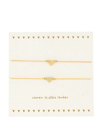 Zusss Zusss | Ansichtkaart vriendschapsarmbandjes