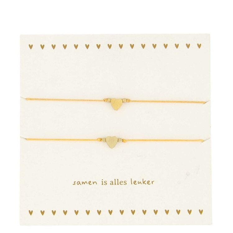 Zusss Zusss | Ansichtkaart vriendschapsarmbandjes