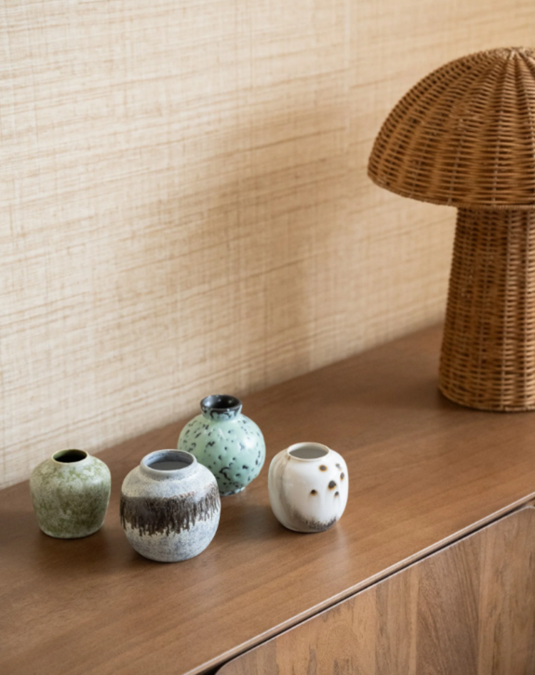 HK Living HK Living | 70's servies vaasjes canyon set van 4