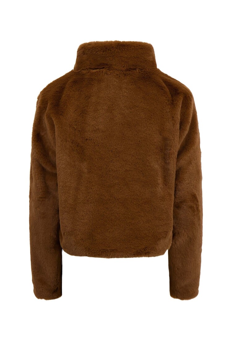 Zusss Zusss | Jasje faux fur mid brown