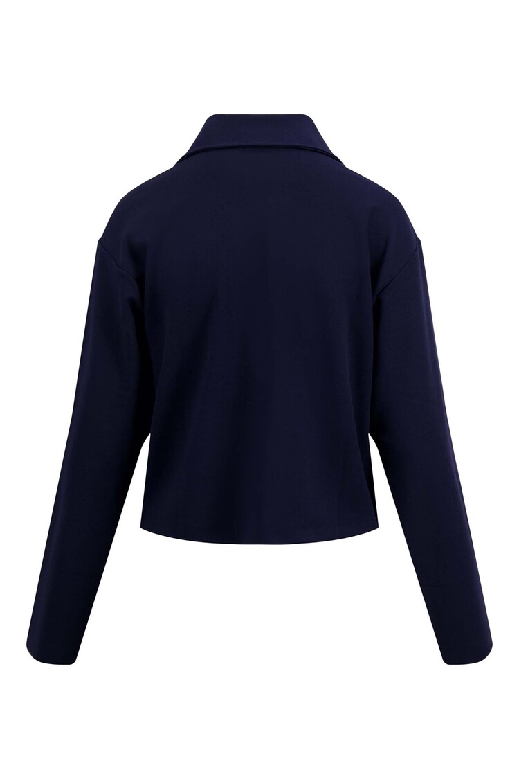 Zusss Zusss | Jasje kort met zakken navy