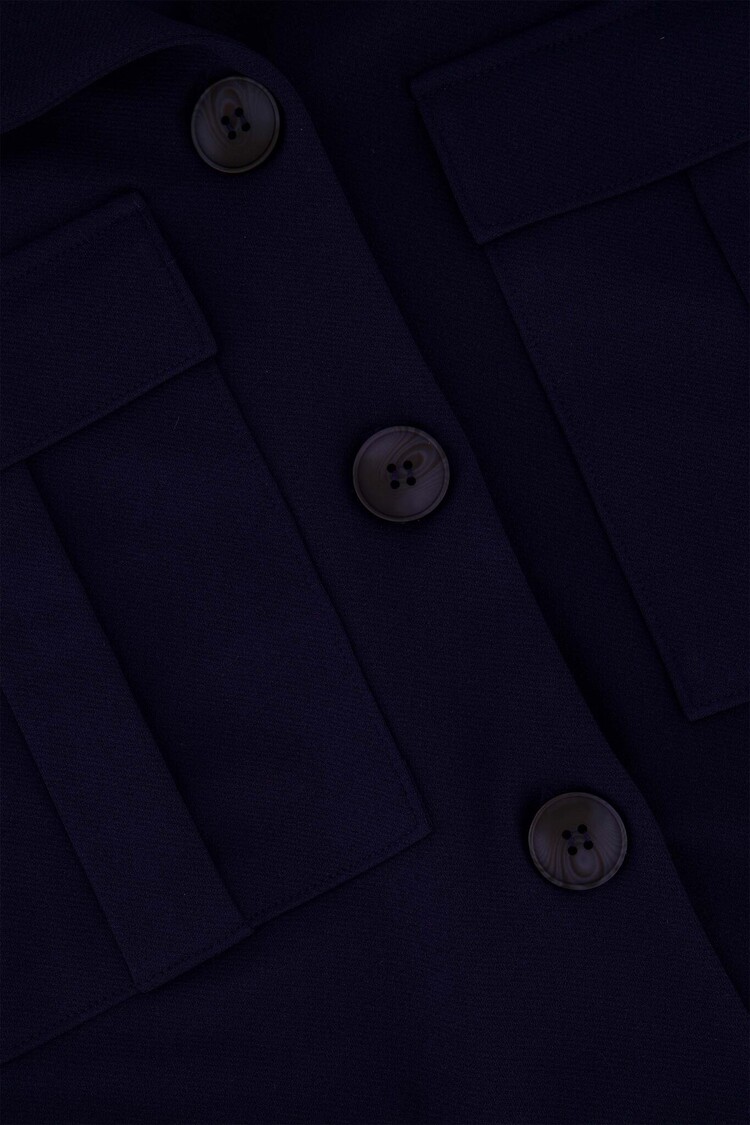 Zusss Zusss | Jasje kort met zakken navy