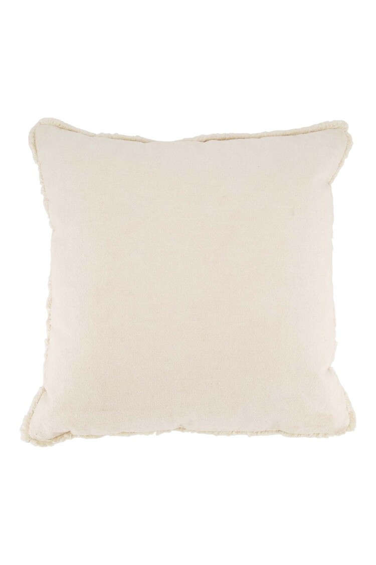 Zusss Zusss | Kussen velvet hartjes 45x45cm off white