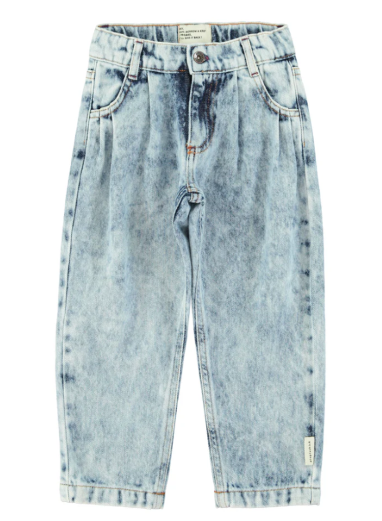 Piupiuchick Piupiuchick | Jeans Mom fit blue denim