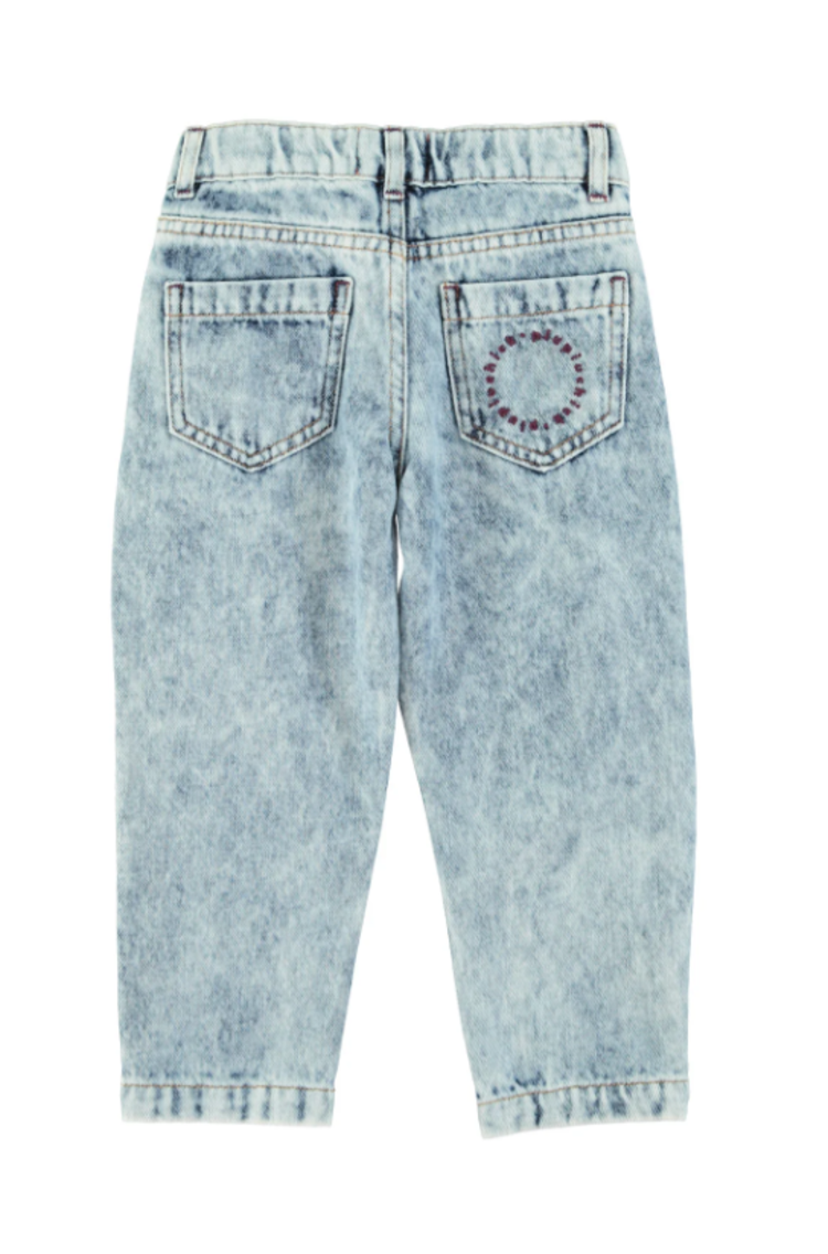 Piupiuchick Piupiuchick | Jeans Mom fit blue denim