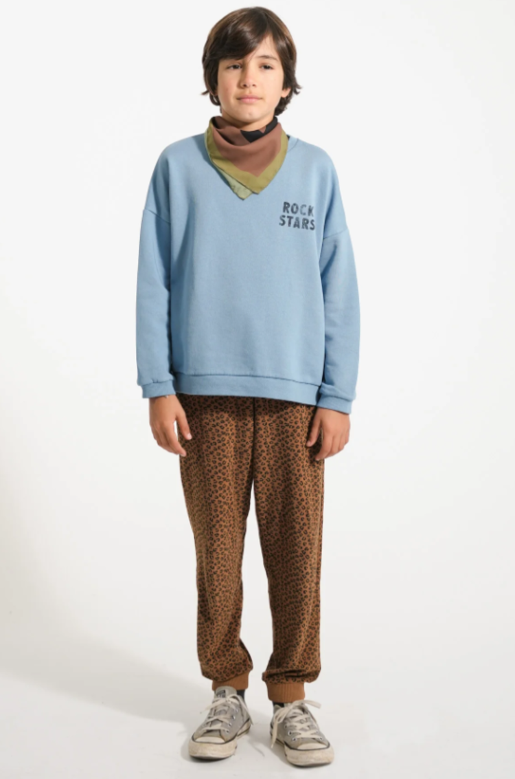 Piupiuchick Piupiuchick | Sweater Rock stars blue