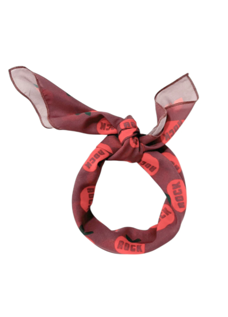 Piupiuchick Piupiuchick | Bandana Chiffon appel bordeaux