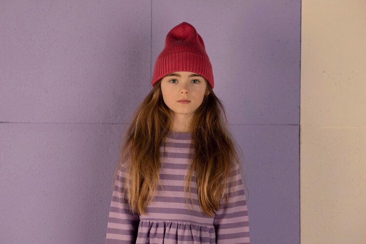 Nixnut Nixnut | Jurk Fod purple stripe