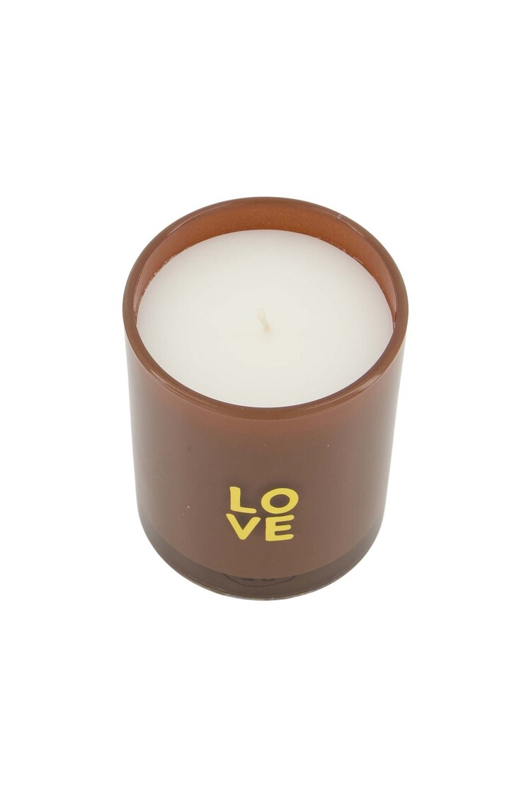 Zusss Zusss | Geurkaars glas in doosje love bruin