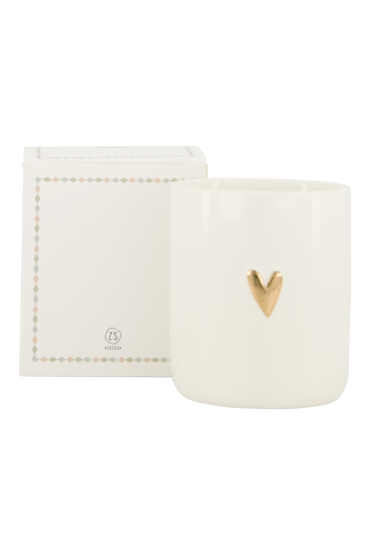 Zusss Zusss | Geurkaars keramiek in doosje lief kleintje