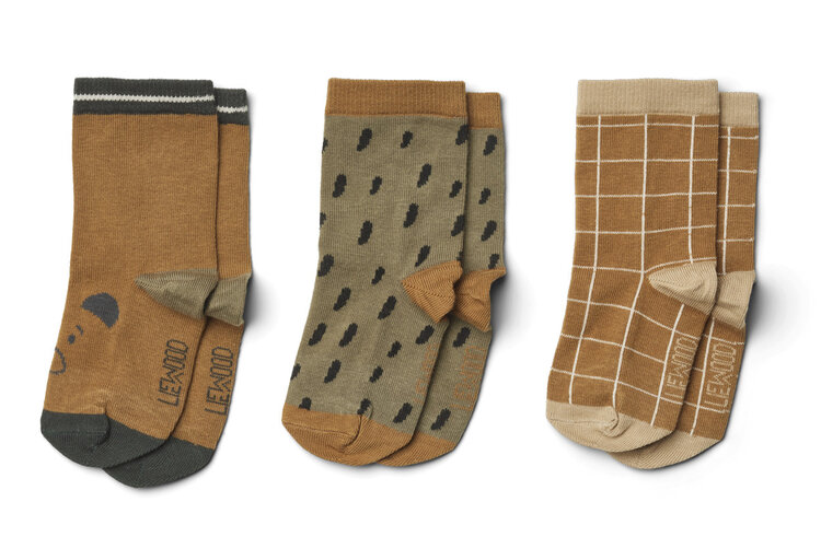 Liewood Liewood | Sokken golden caramel - Maat 17/18