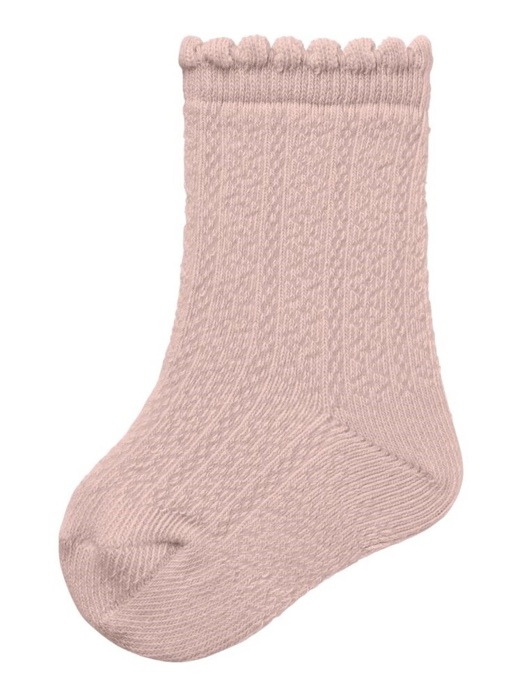 Lil Atelier Lil Atelier | Sokken baby Dalfi knie sokjes peach whip