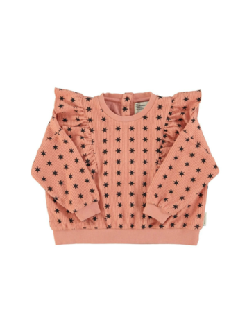 Piupiuchick Piupiuchick | Sweater black stars pink
