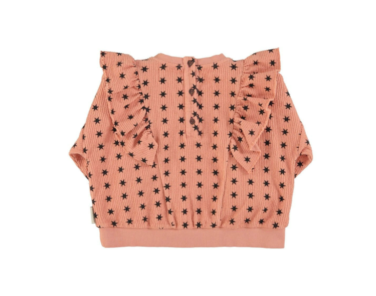 Piupiuchick Piupiuchick | Sweater black stars pink