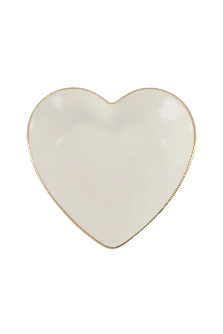 Zusss Zusss | Schaal hartvorm wit