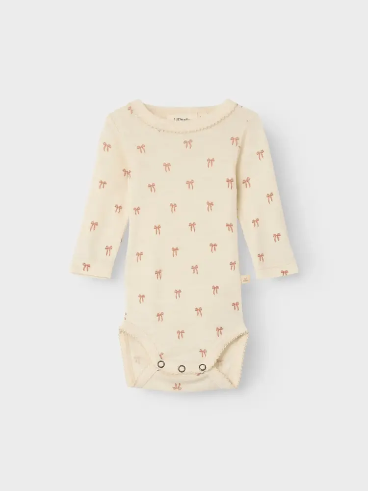 Lil Atelier Lil Atelier | Romper Nalu wol strikjes