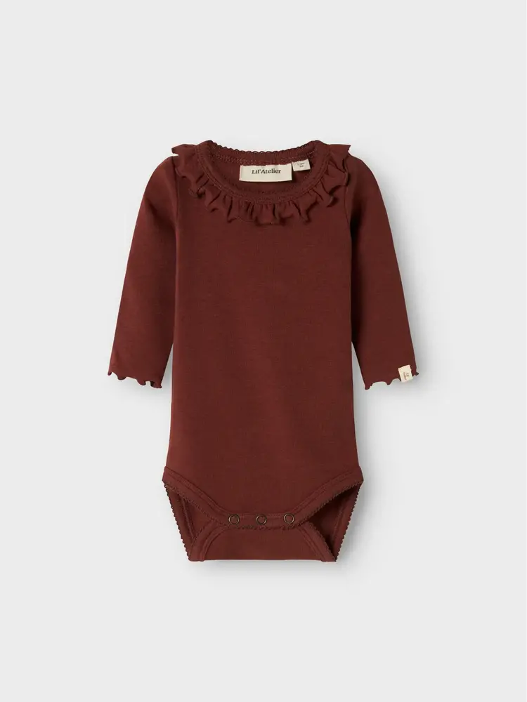 Lil Atelier Lil Atelier | Romper Gayo hot chocolate