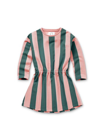 Sproet&Sprout Sproet&Sprout | Jurk Block stripe peach