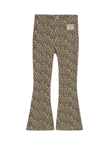 Daily7 Daily7 | Flared legging leopard latte sand