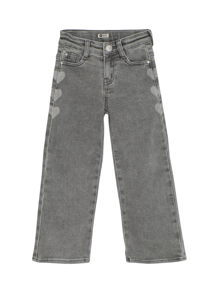 Daily7 Daily7 | Jeans wide hartjes denim grey