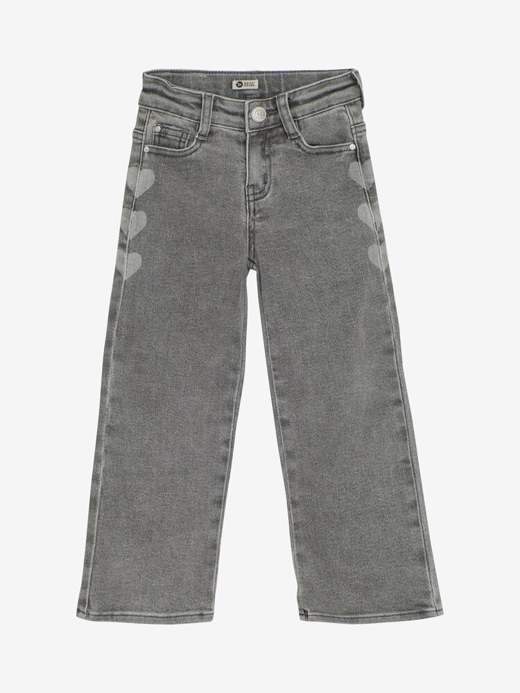 Daily7 Daily7 | Jeans wide hartjes denim grey