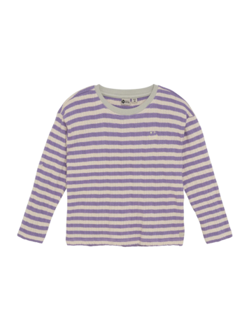 Daily7 Daily7 | Longsleeve stripe lila