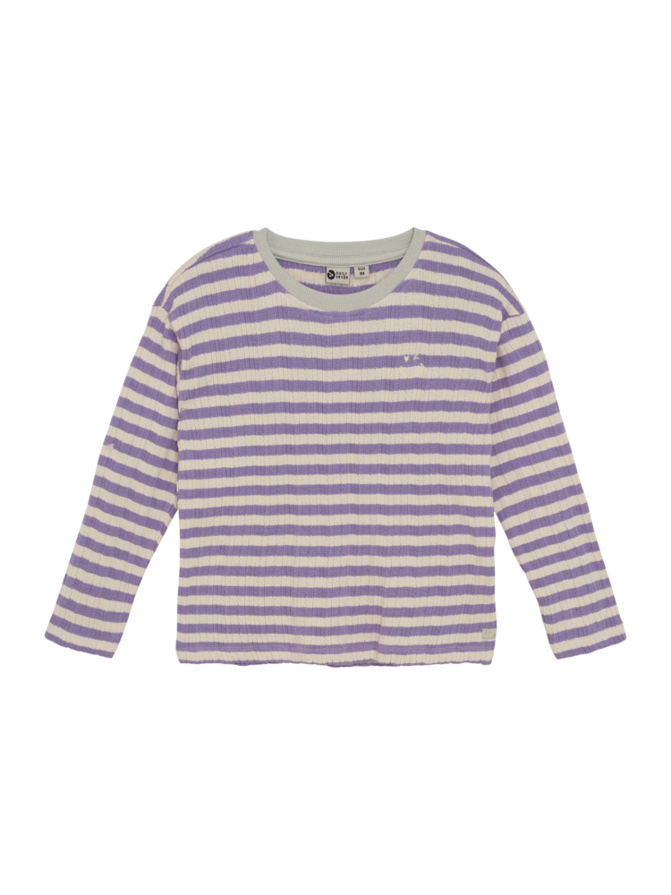 Daily7 Daily7 | Longsleeve stripe lila