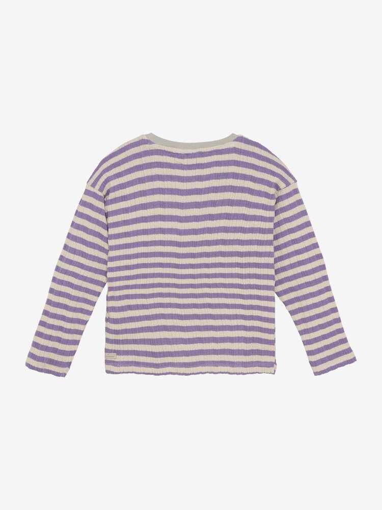 Daily7 Daily7 | Longsleeve stripe lila
