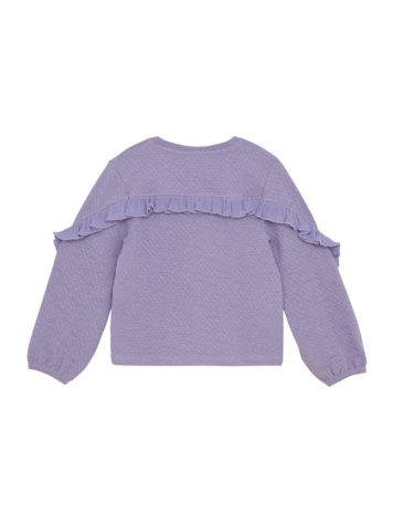 Daily7 Daily7 | Longsleeve Ruffle lila