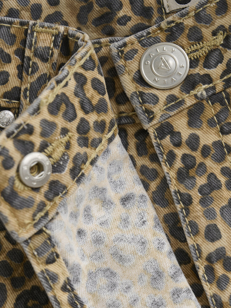 Daily7 Daily7 | Skort Leopard latte sand