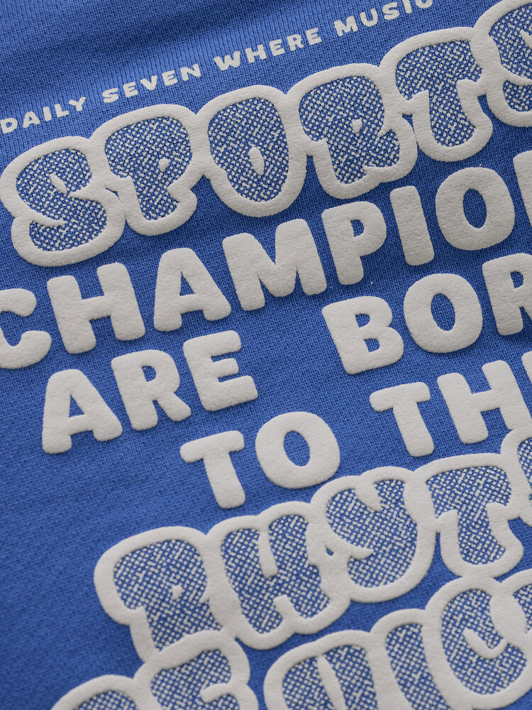 Daily7 Daily7 | Sweater oversized kobalt blauw