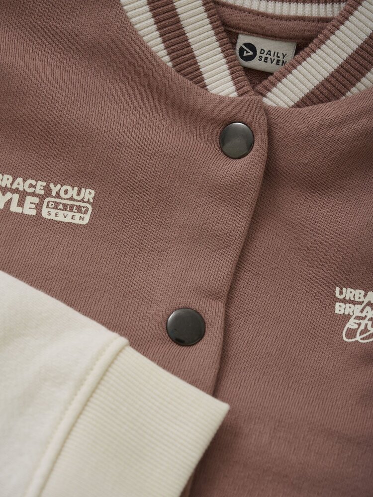 Daily7 Daily7 | Bomber vest oversized burlwood