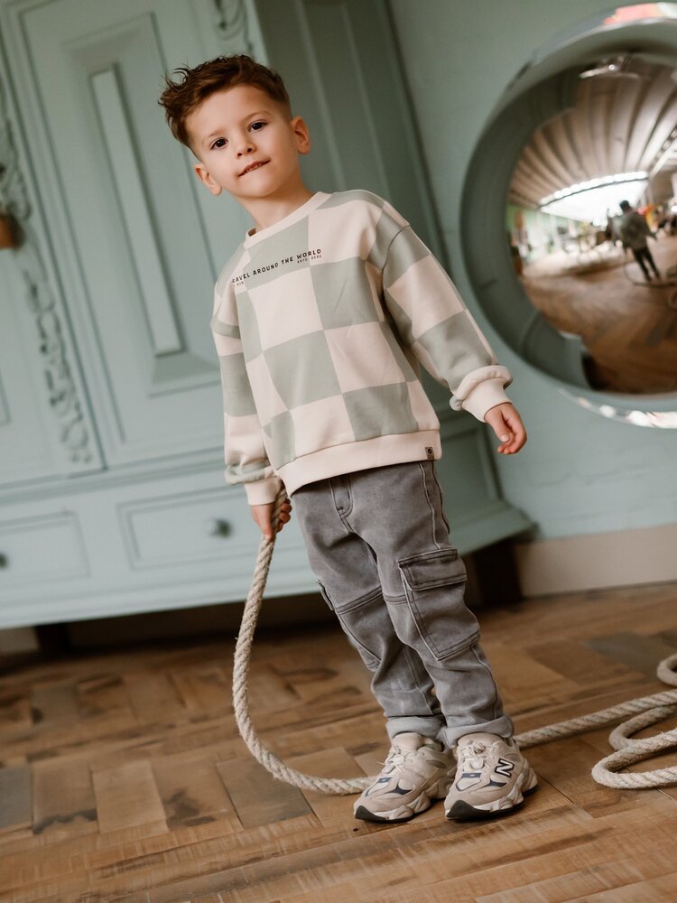 Daily7 Daily7 | Cargo jeans straight grey