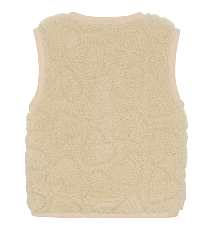 Daily7 Daily7 | Gilet Teddy heart sandshell