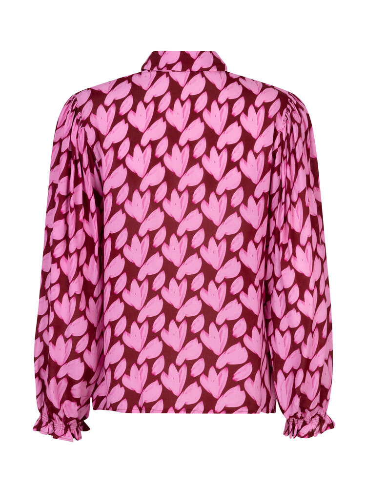 Ydence | Blouse Alyssa Pink Flower