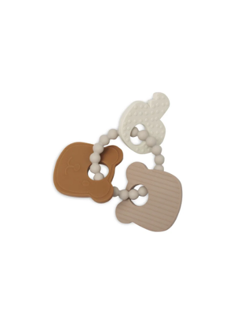 Jollein Jollein | Bijtring sleutelbos teddy bear
