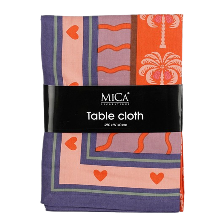 Stijl28 Stijl28 | Tafelkleed palmboom rood 250x140cm