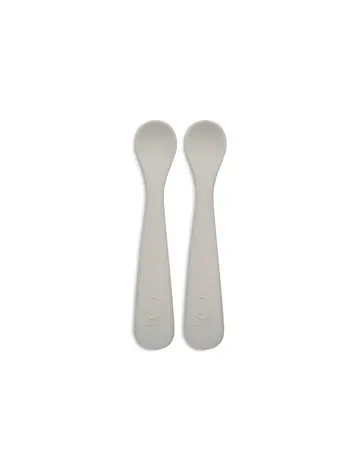 Jollein Jollein | Siliconen lepeltjes nougat set van 2