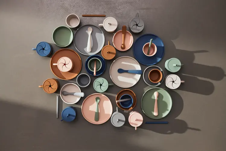 Jollein Jollein | Siliconen lepeltjes nougat 2stuks