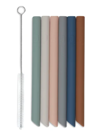 Jollein Jollein | Siliconen rietjes 6stuks