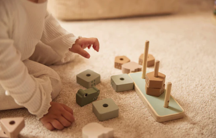 Jollein Jollein | Houten stapeltoren jungle jambo