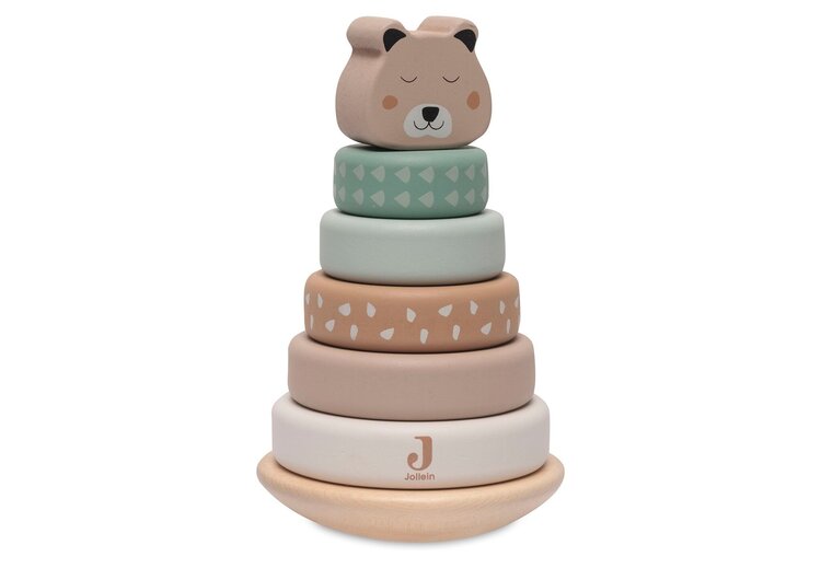 Jollein Jollein | Houten tuimelstapelaar jungle jambo