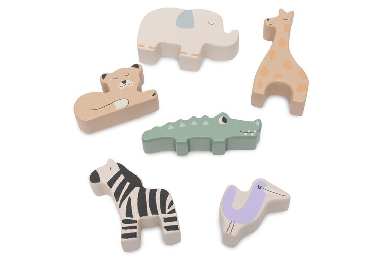 Jollein Jollein | Houten vormenstoof jungle jambo