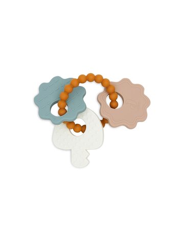 Jollein Jollein | Siliconen bijtring sleutelbos lovely birds