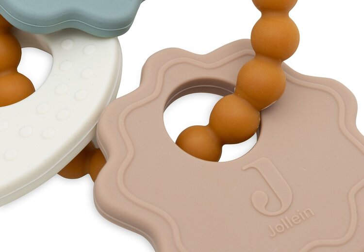 Jollein Jollein | Siliconen bijtring sleutelbos lovely birds