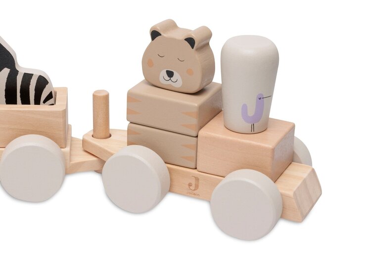 Jollein Jollein | Houten speelgoedtrein jungle jambo
