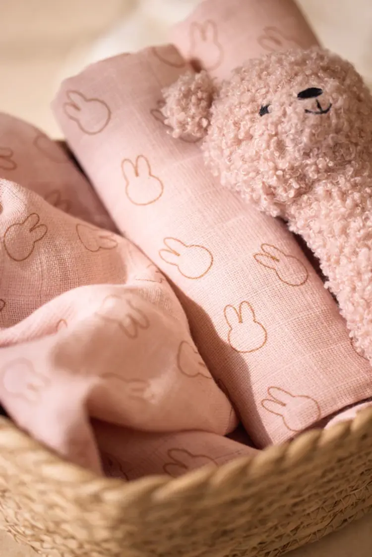 Jollein Jollein | Rammelaar teddy bear wild rose
