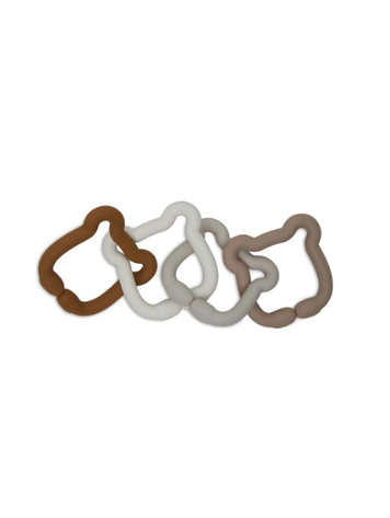 Jollein Jollein | Speelgoed ringen siliconen teddy bear